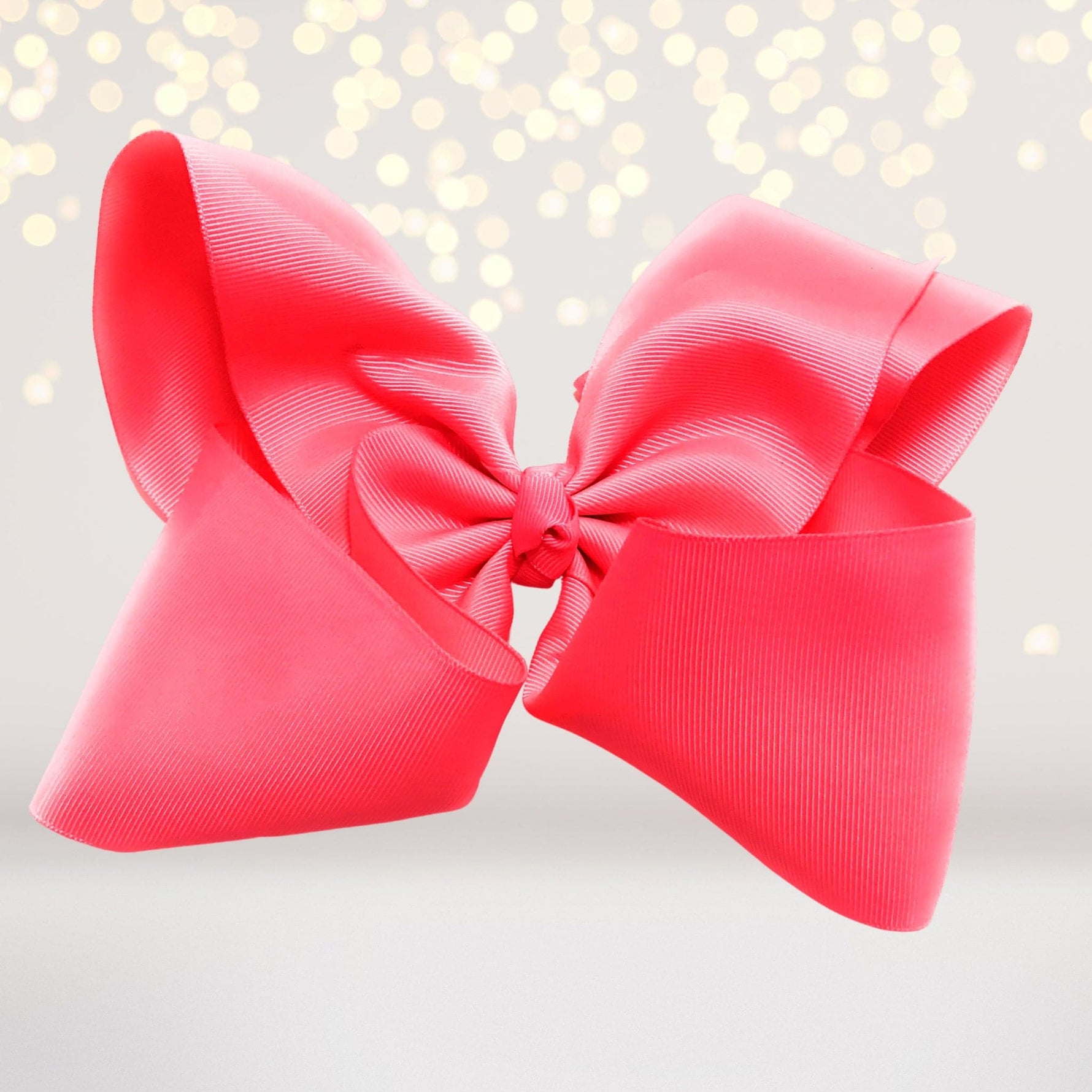 Passion Pink Neon big bows for hair, girls hair bow, accessories for hair, basic 8 inch hair bow