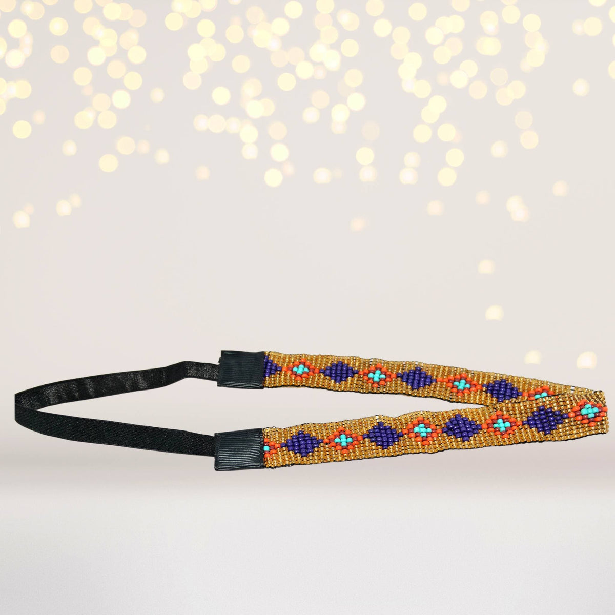 Girls Aztec Bead Tribal Headband