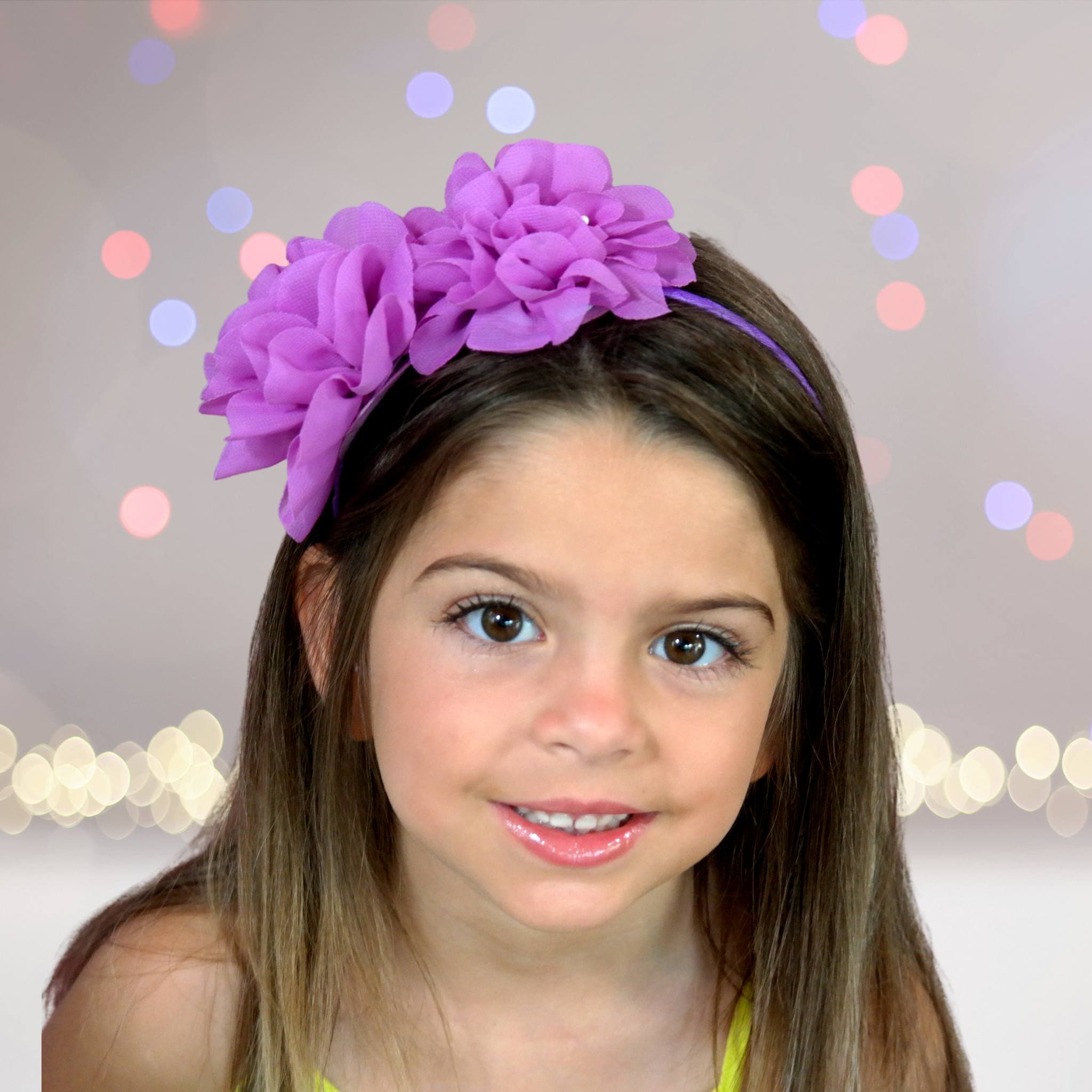 Girls Fairy Flower Headband