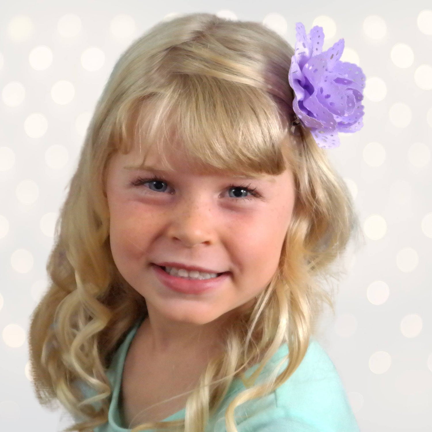 Girls Islet Ribbon Hair Flower