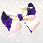 Girls Large Sparkle Cheer and Dance Hair Bows