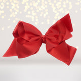 Girls Layered Basic Bow With Tails