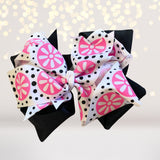 Girls Layered Boutique Hair Bow