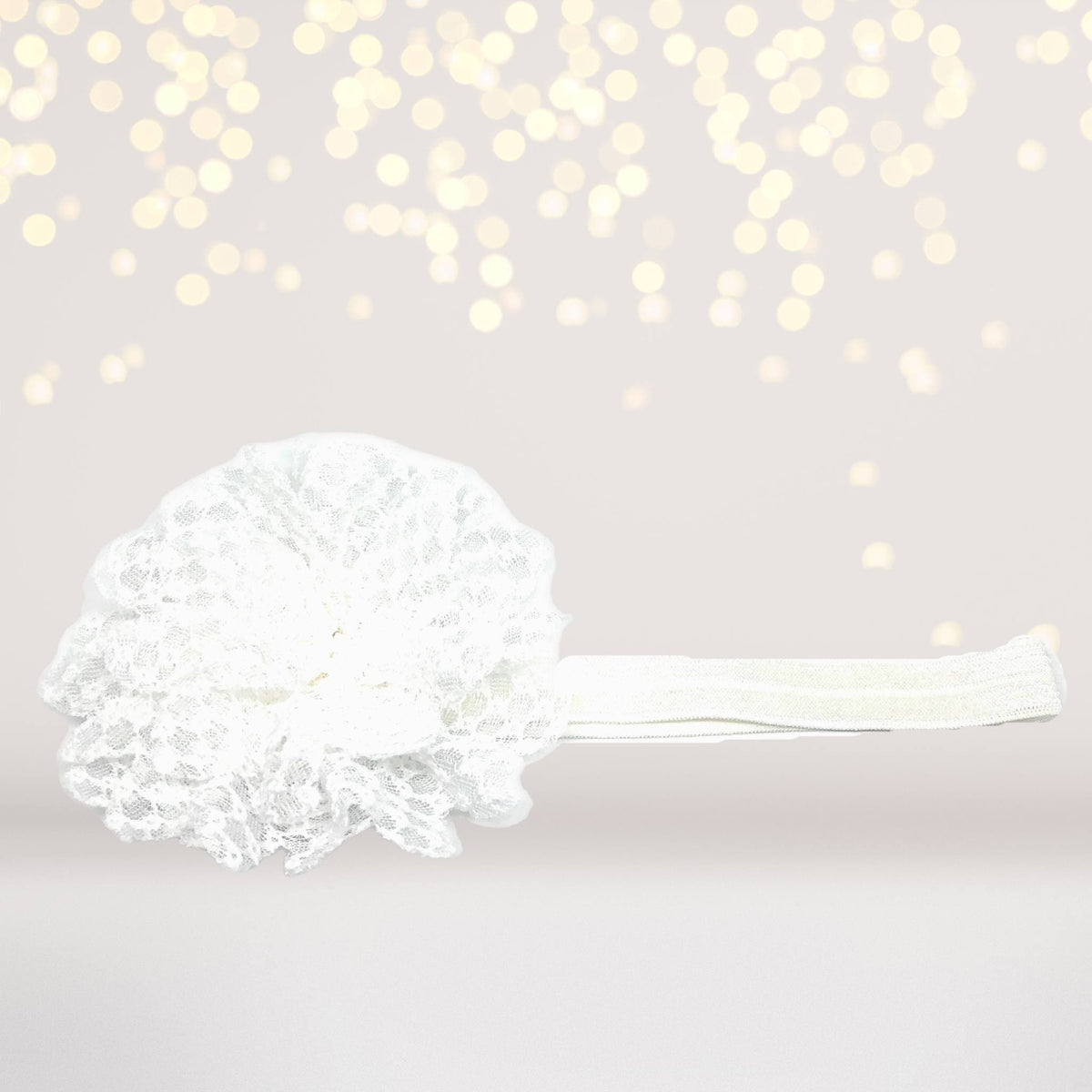 Girls Rugged and Rustic Lace Flower Headband