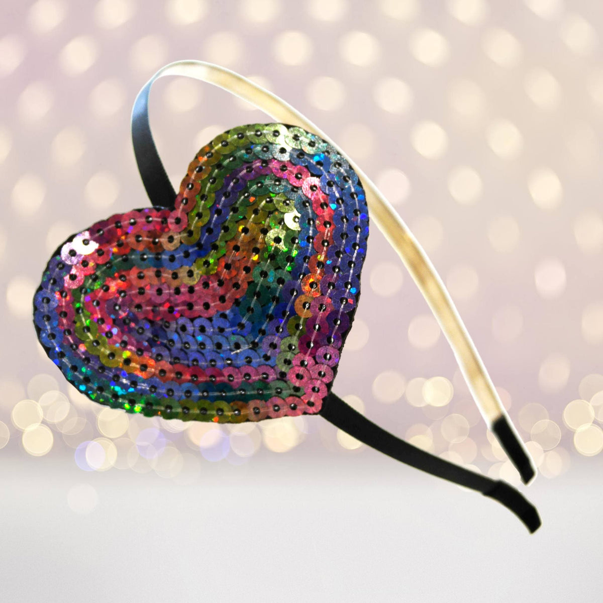 Girls Sequin Charm Headbands