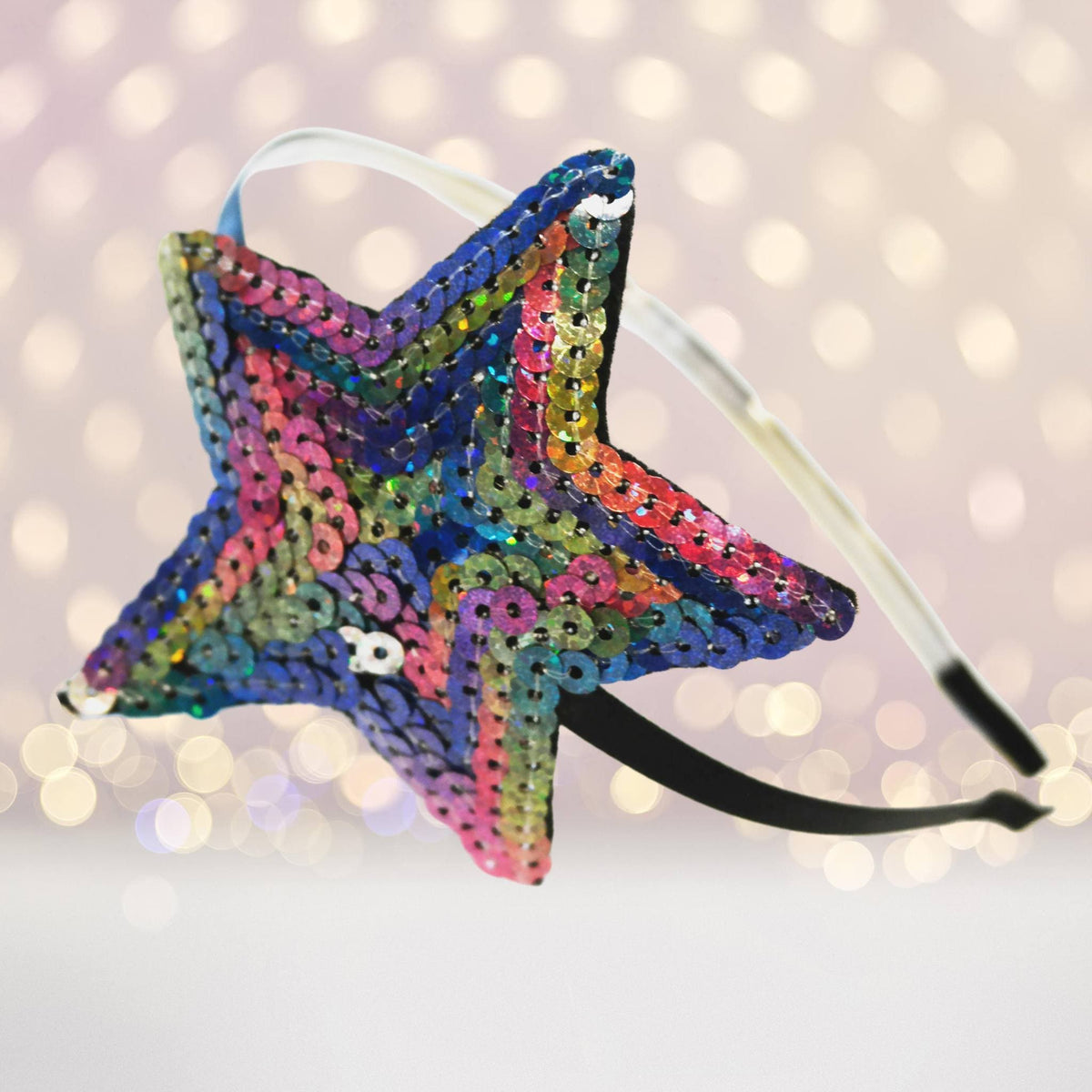 Girls Sequin Charm Headbands