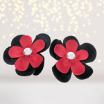 Girls Small Double Layered Flower Hair Clips