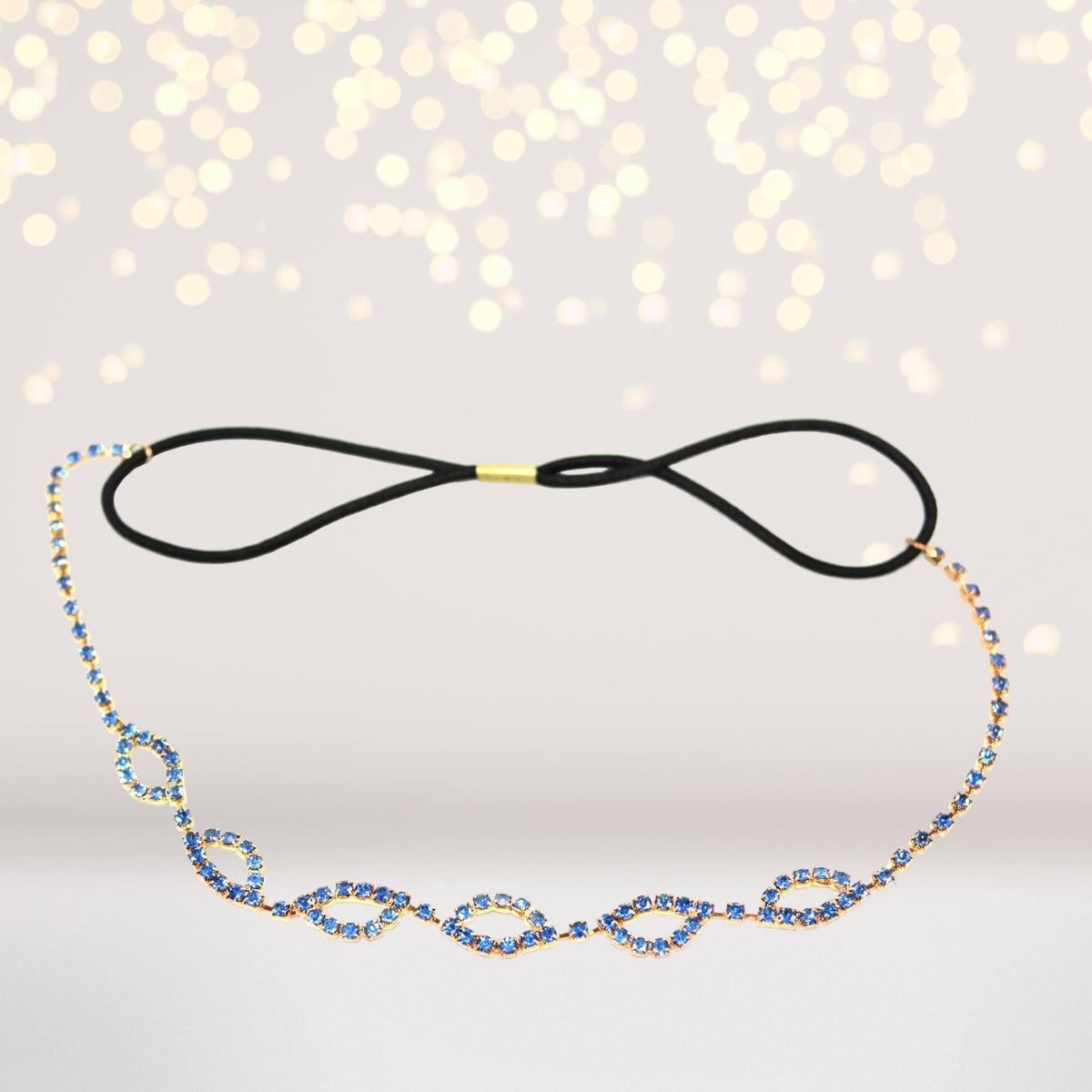 Glistening diamonds loop Headband