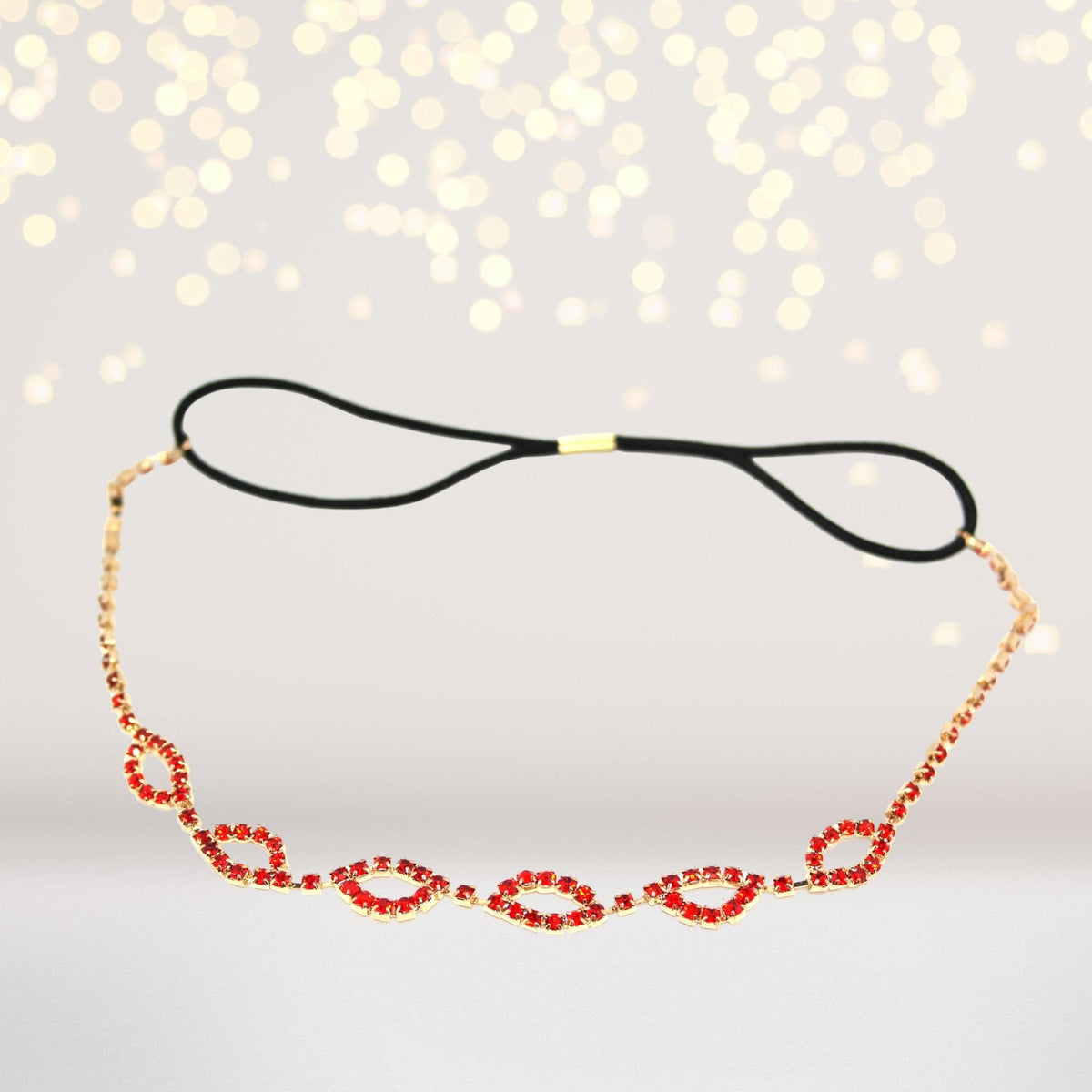 Glistening diamonds loop Headband