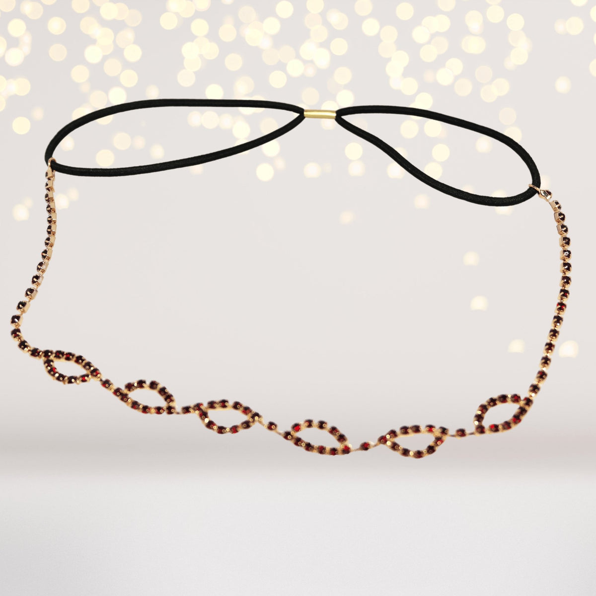 Glistening diamonds loop Headband