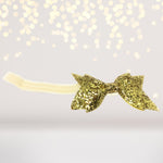 Glitter Holiday Bow Headband