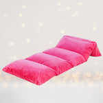 Pillow Bed Floor Lounger - Hot Pink Pillow Bed, Hot Pink Pillow Bed Floor Lounger