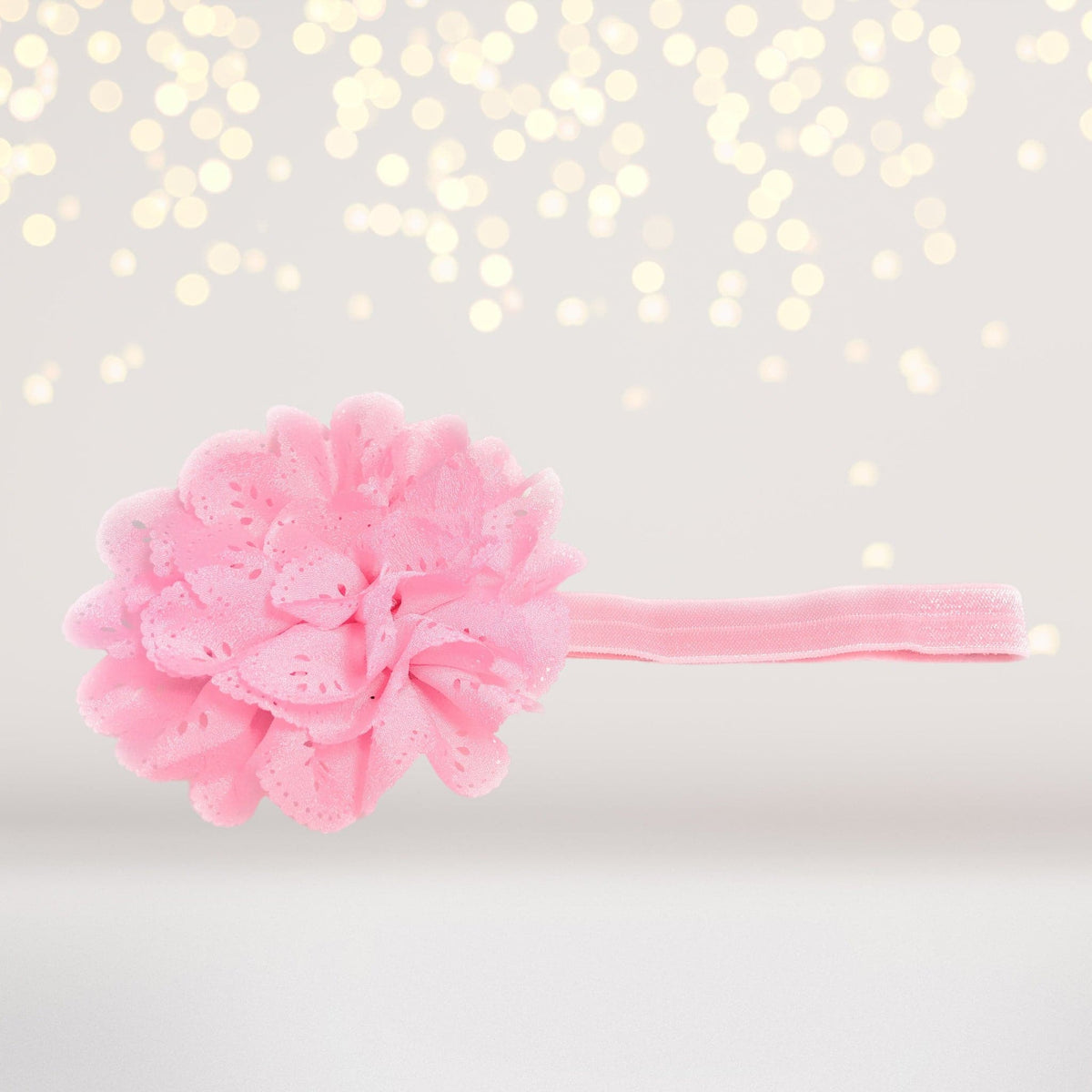 Headband - Islet Flower Baby Headband, Lace Flower Infant Headband