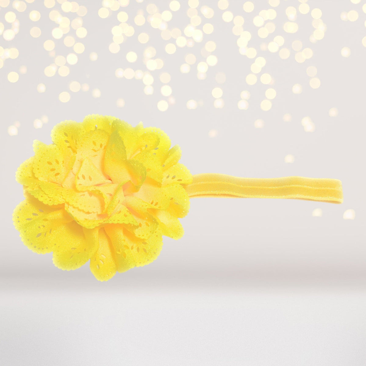 Headband - Islet Flower Baby Headband, Lace Flower Infant Headband