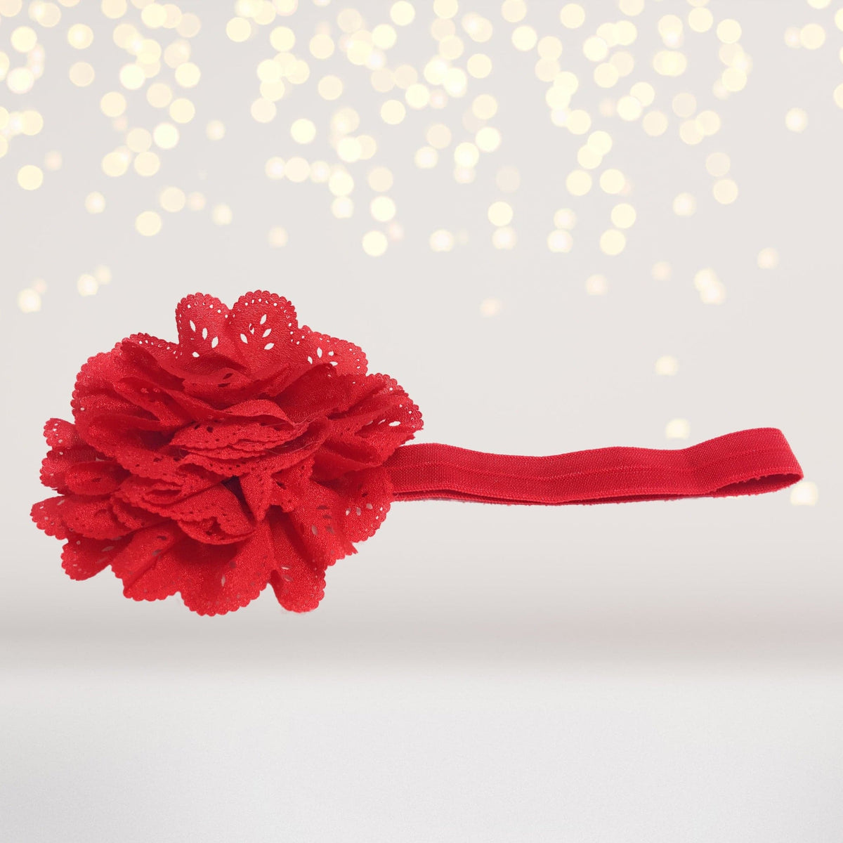 Headband - Islet Flower Baby Headband, Lace Flower Infant Headband