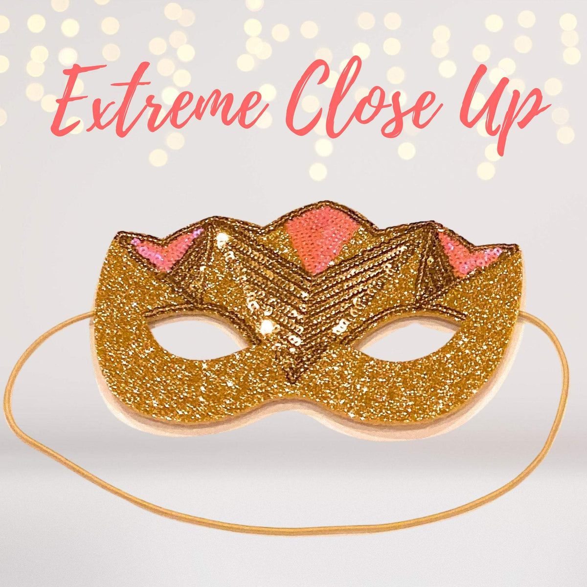 Kids Golden Bird Animal Costume Face Mask, Golden Bird Costume Face Mask, Glitter Bird Face Mask