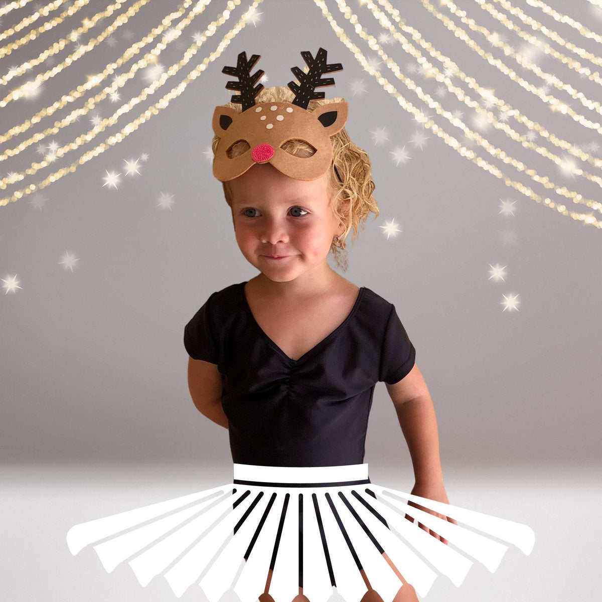 Child Reindeer Face Mask, Deer Face Mask