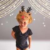 Rudolph Christmas Costume Face Mask