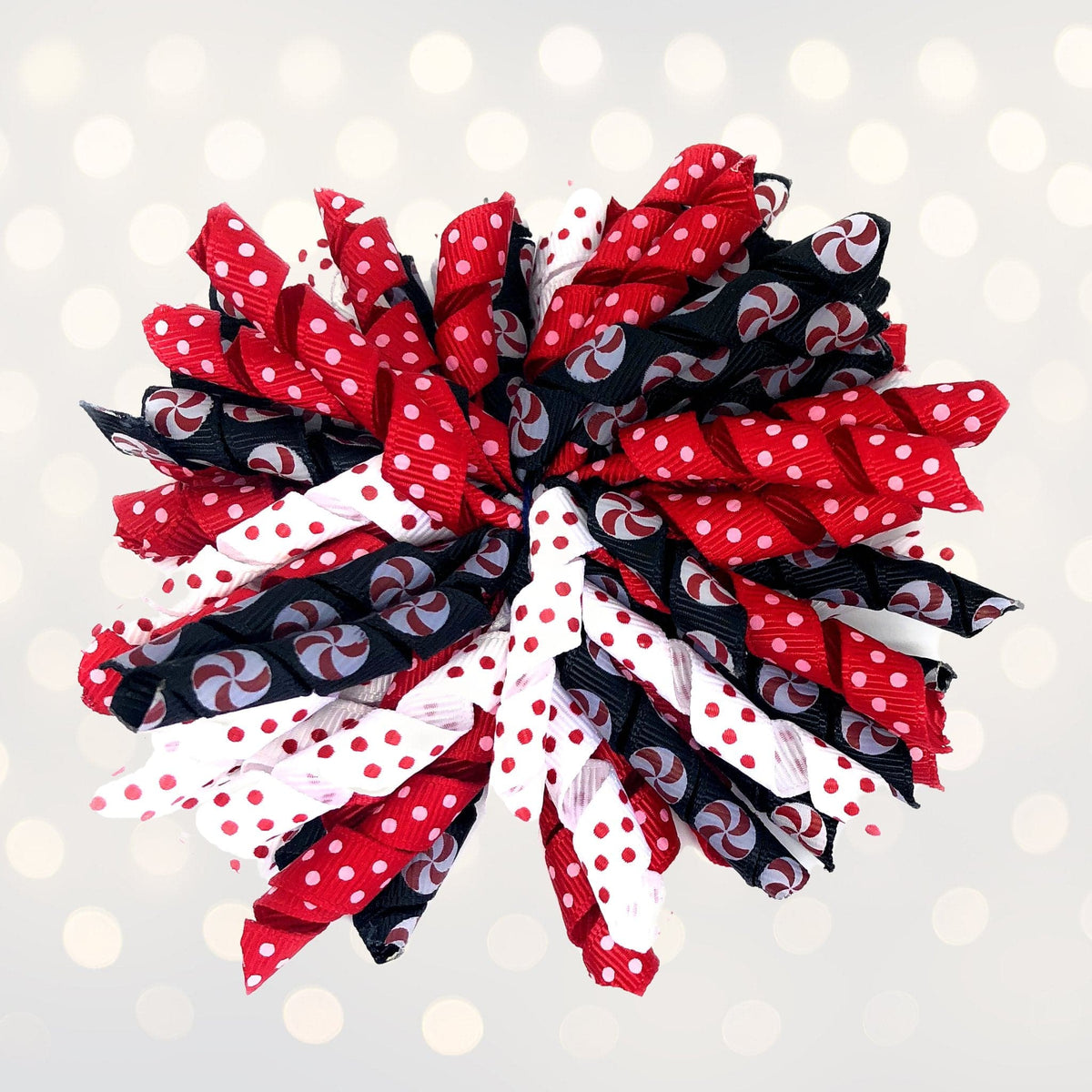Hair Bow - Korker Curly Corkscrew Hair Bow