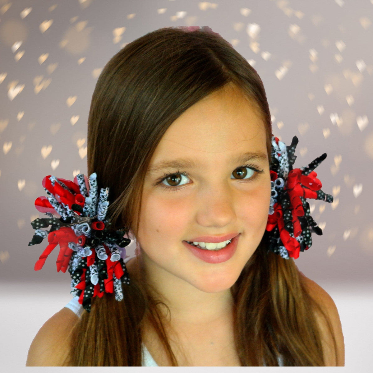 Hair Bow - Korker Curly Corkscrew Hair Bow