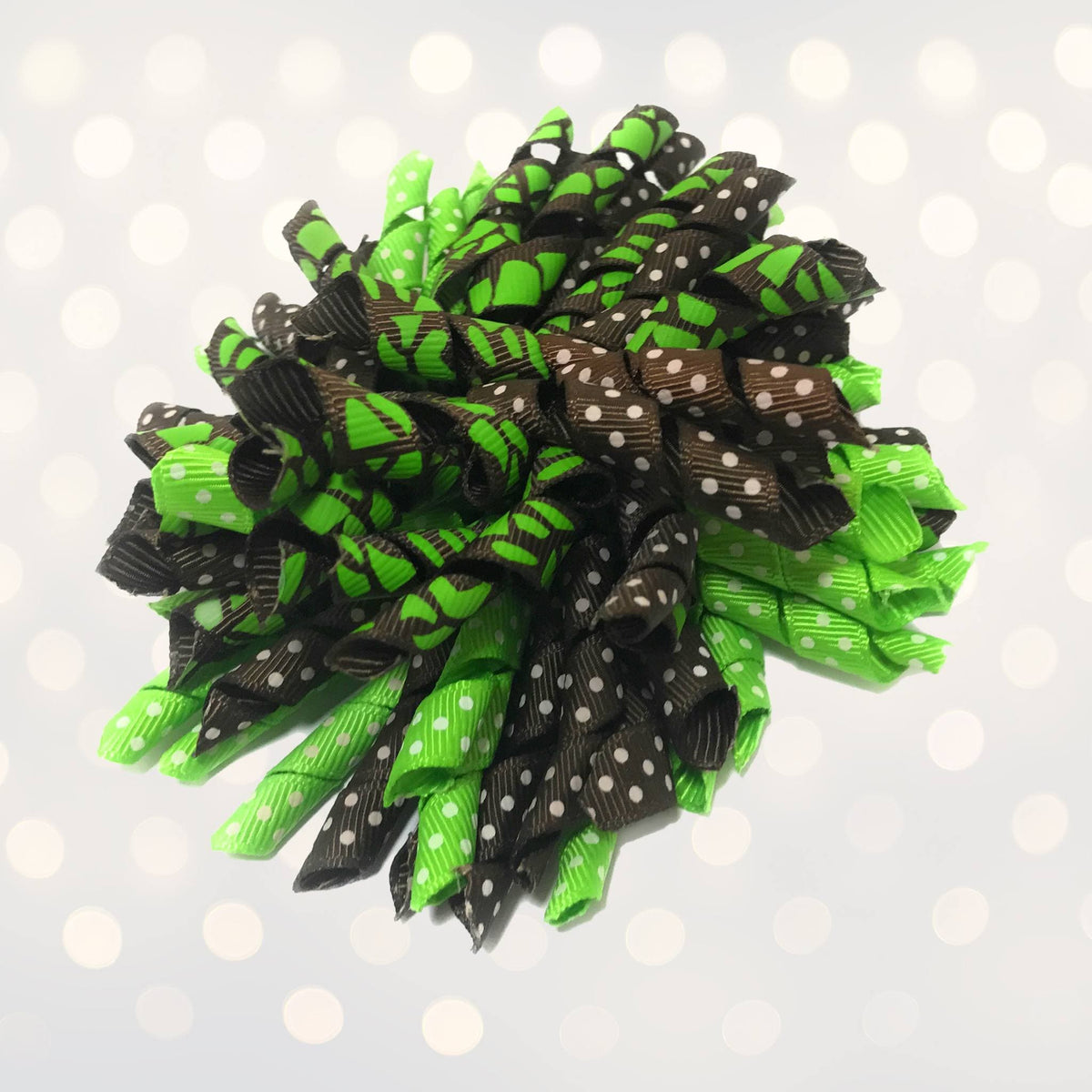 Hair Bow - Korker Curly Corkscrew Hair Bow