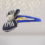 Hair Clip - Large Bling Bow Snappy Clip