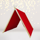 kids elf themed tent gift set-red A-frame Tent