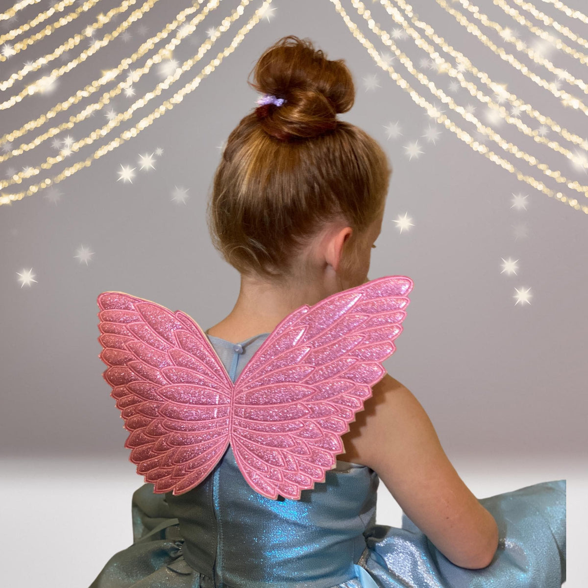 Wings - Little Girl Costume Glitter Fairy Wings, Angel, Unicorn Wings