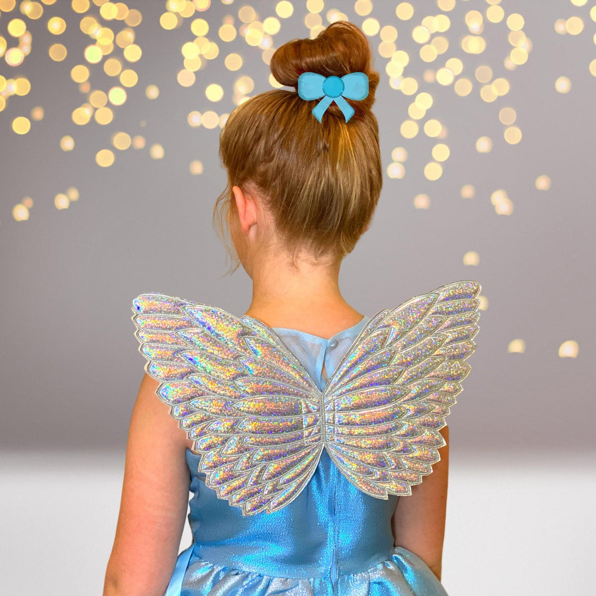 Wings - Little Girl Costume Hologram Fairy Wings, Angel, Unicorn Wings