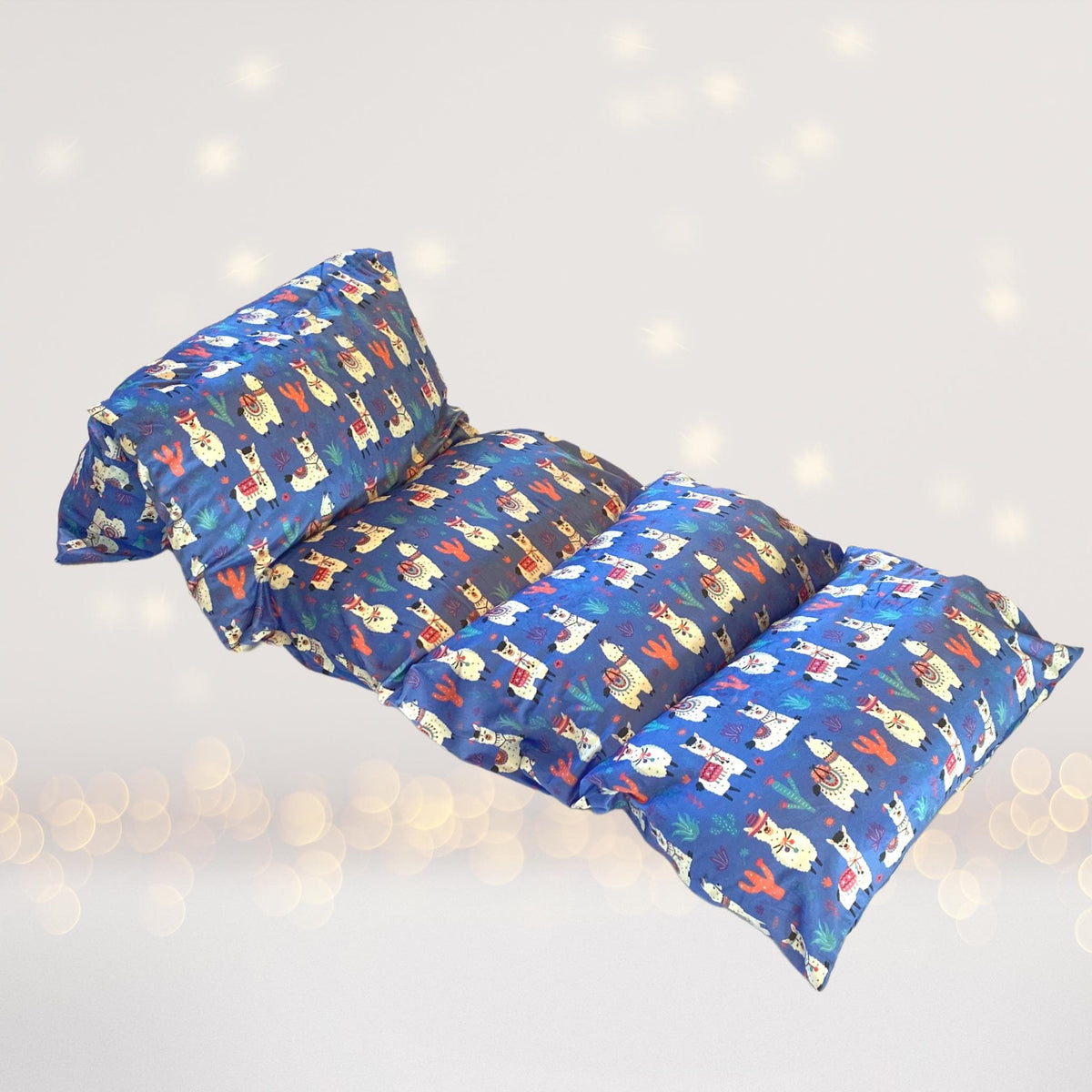 Pillow Bed Floor Lounger - Llama Pillow Bed, Llama Glamping Sleep Mat,Floor Lounger