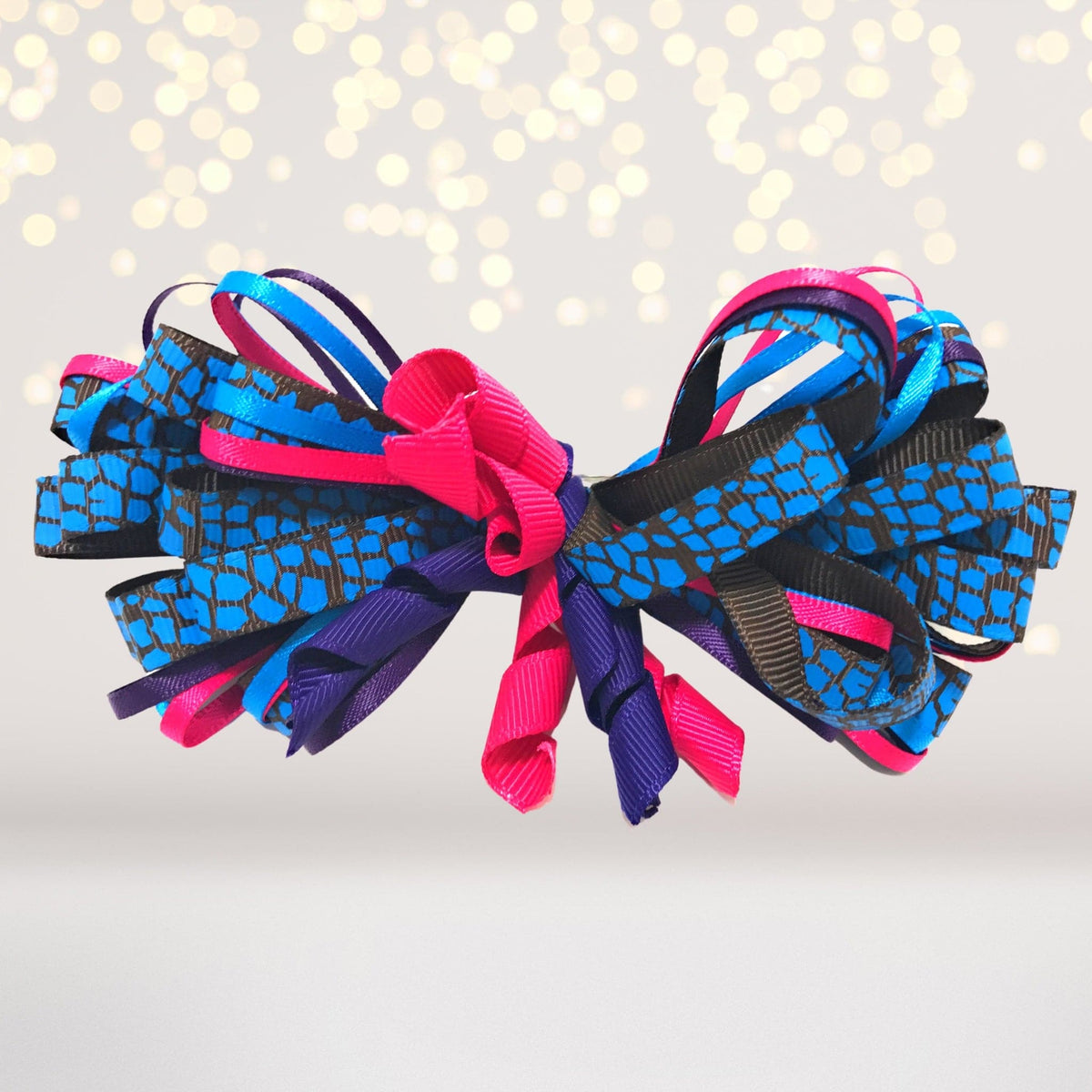 Hair Bow - Loopy Hair Bow, Girls Puff Loopy Hair Bow Clip