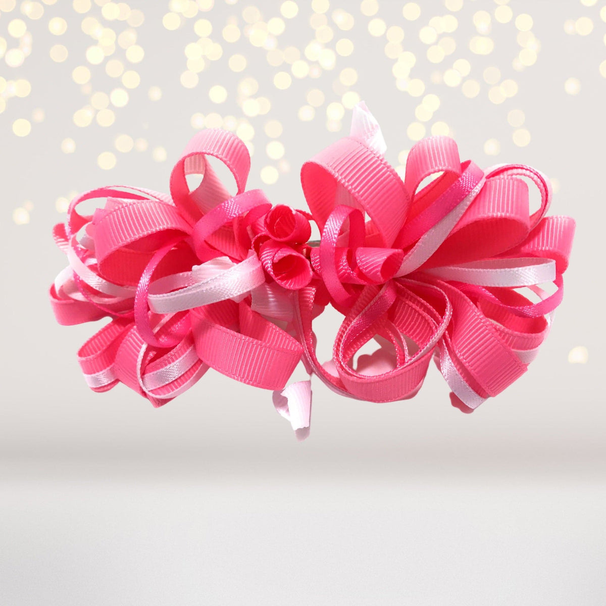 Hair Bow - Loopy Hair Bow, Girls Puff Loopy Hair Bow Clip