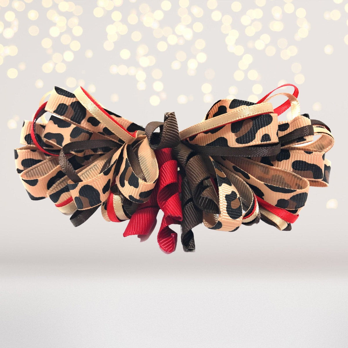Hair Bow - Loopy Hair Bow, Girls Puff Loopy Hair Bow Clip