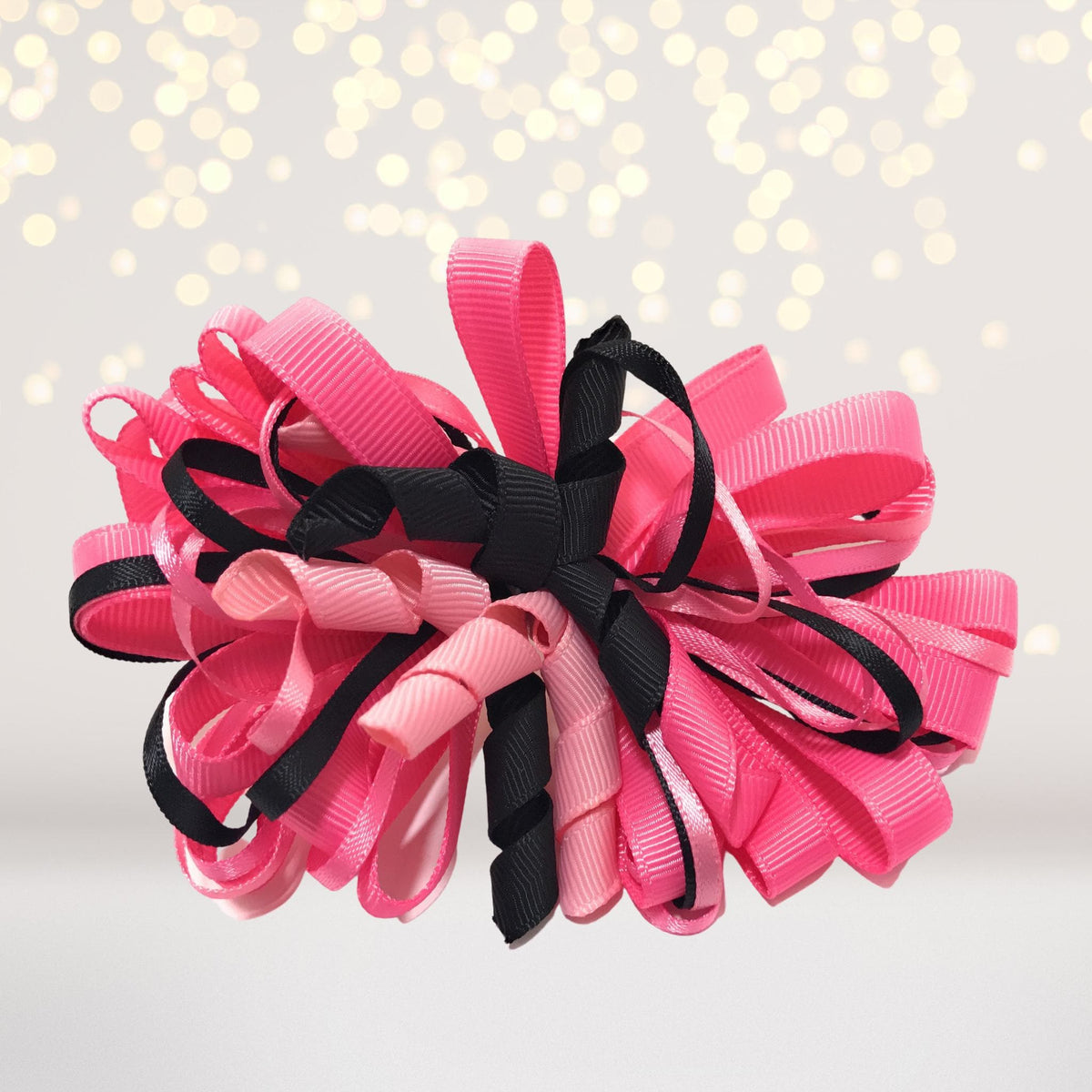 Hair Bow - Loopy Hair Bow, Girls Puff Loopy Hair Bow Clip
