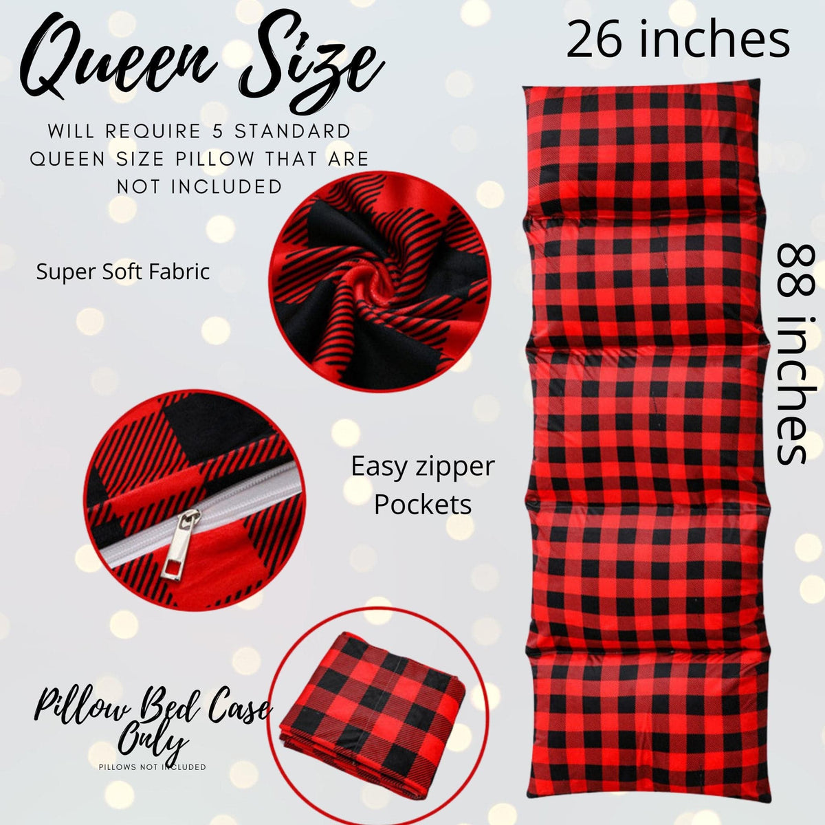 Lumberjack Birthday Sleepover Pack, Holiday Buffalo Plaid Party Supplies
