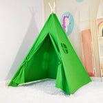 Kelly Green  Kids Teepee Tent, Teepee Tents With Lights, Pyramid Tents