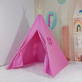 Bubblegum pink teepee tent replacement cover, kids tent cover, pink canvas cover for teepee tent