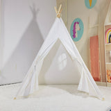 White  Kids Teepee Tent, Teepee Tents With Lights, Pyramid Tents