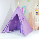 Lavender teepee tent replacement cover, kids tent cover, lavender canvas cover for teepee tent