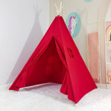 Red  Kids Teepee Tent, Teepee Tents With Lights, Pyramid Tents