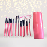 Pink Makeup Brushes, Makeup Brushes Set, Travel Makeup Brushes