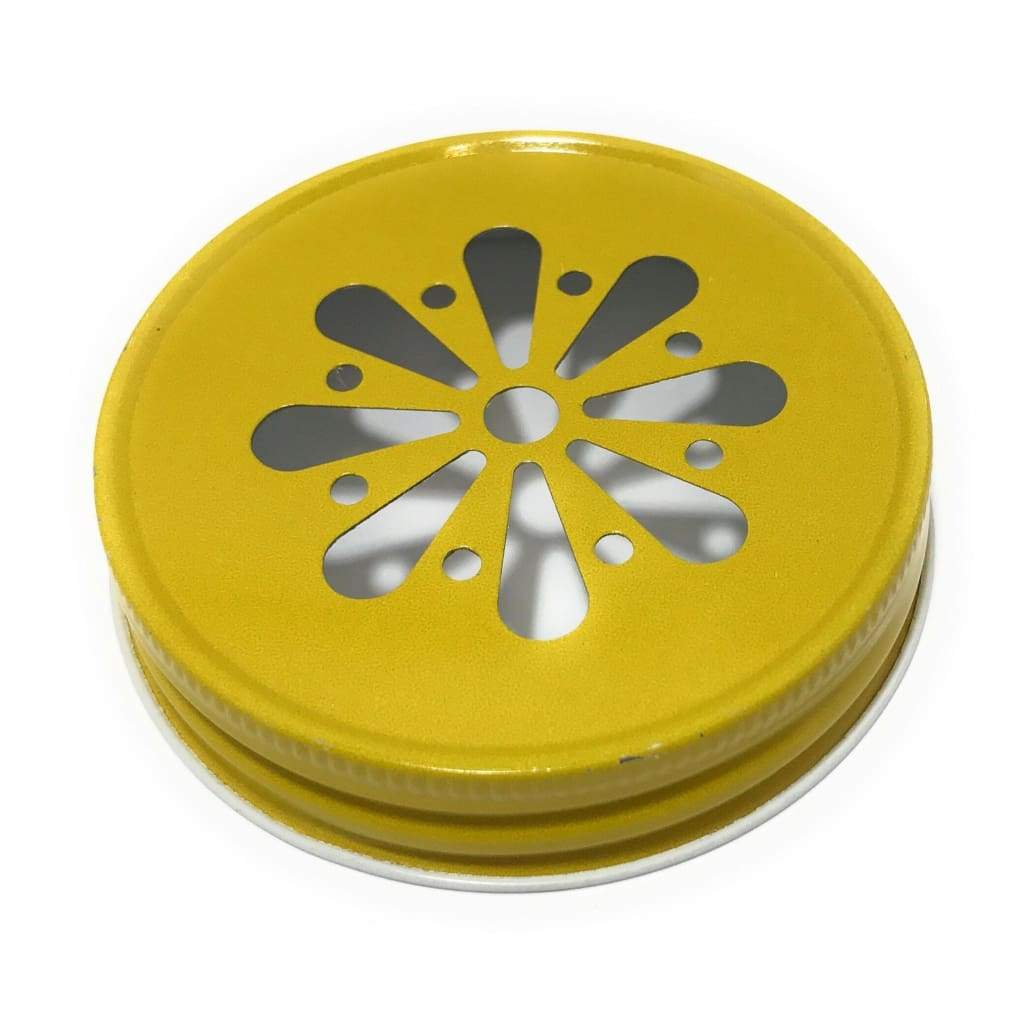 Mason jar lids, Daisy cut, Straw Cut, Santa Claus