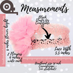 Light Pink Crochet Lace Gatsby headband