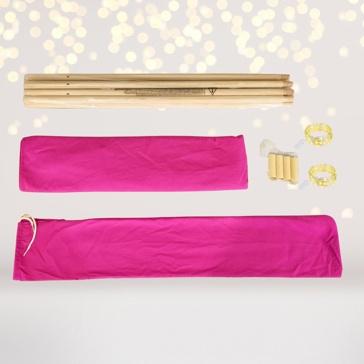 Pink Mermaid Party slumber party tent pieces, Party in a box, Party Supplies, Sleepover party tents