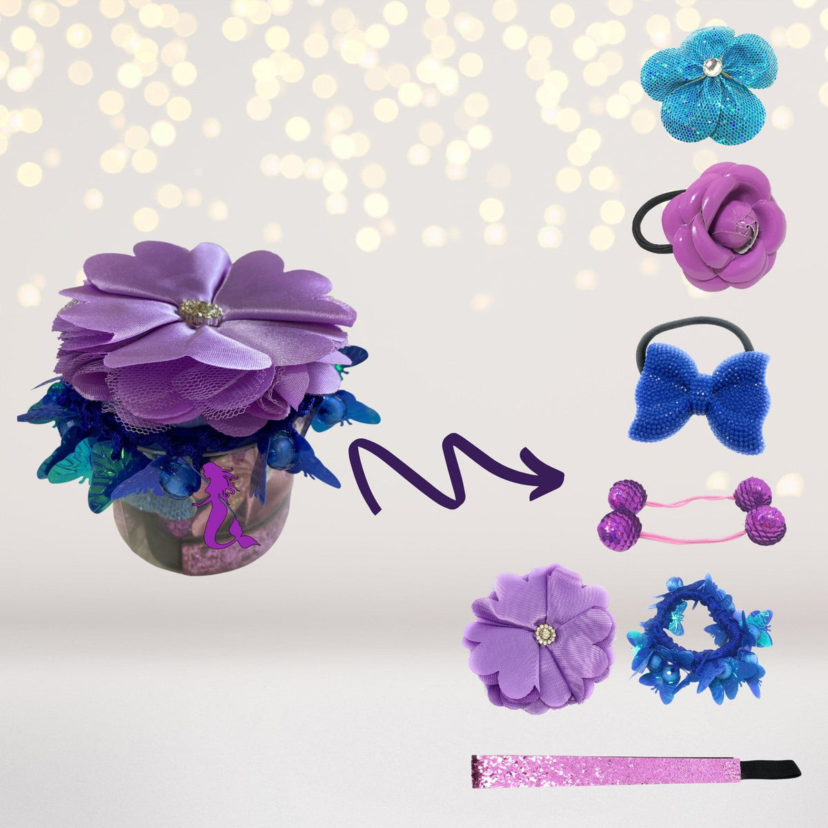Mermaid Teepee Tent Sleepover Party, Mermaid Party Favors