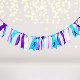 Mermaid Teepee Tent Sleepover Party, Mermaid Party Decorations Party Banner