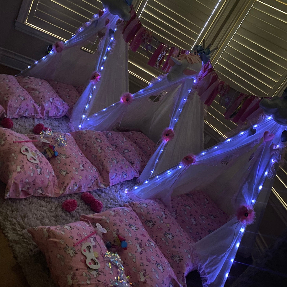 Party Supply Kits - Girls Unicorn Birthday Parties Sleepover In A Box