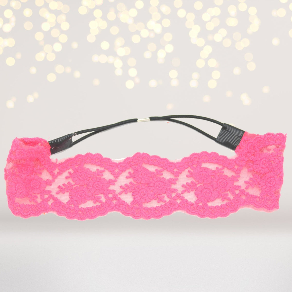 Headband - Pink, Lime And Orange Lace BOHO Headbands