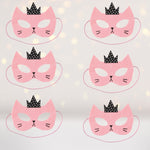 Costume - Pink Princess Kitty Cat Felt Costume Face Mask