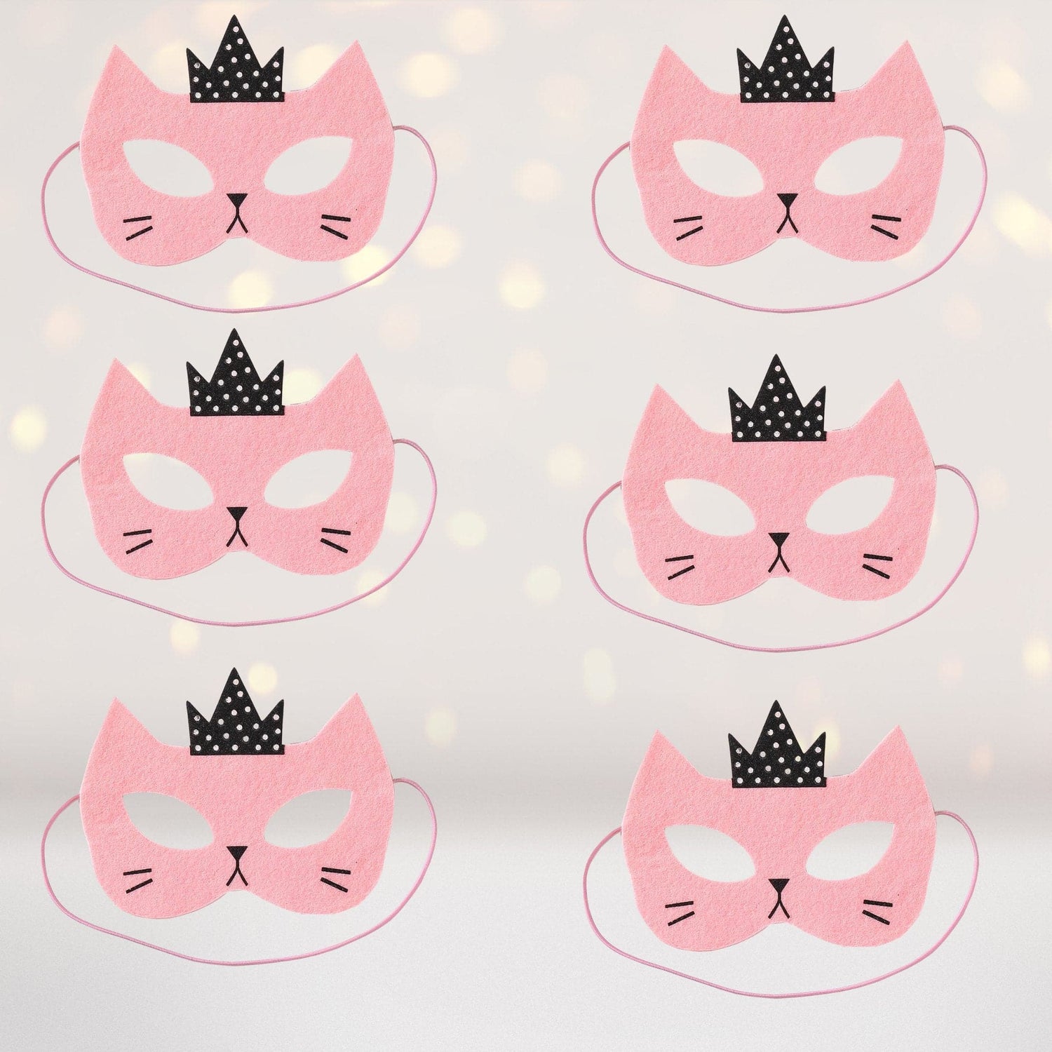 Costume - Pink Princess Kitty Cat Felt Costume Face Mask